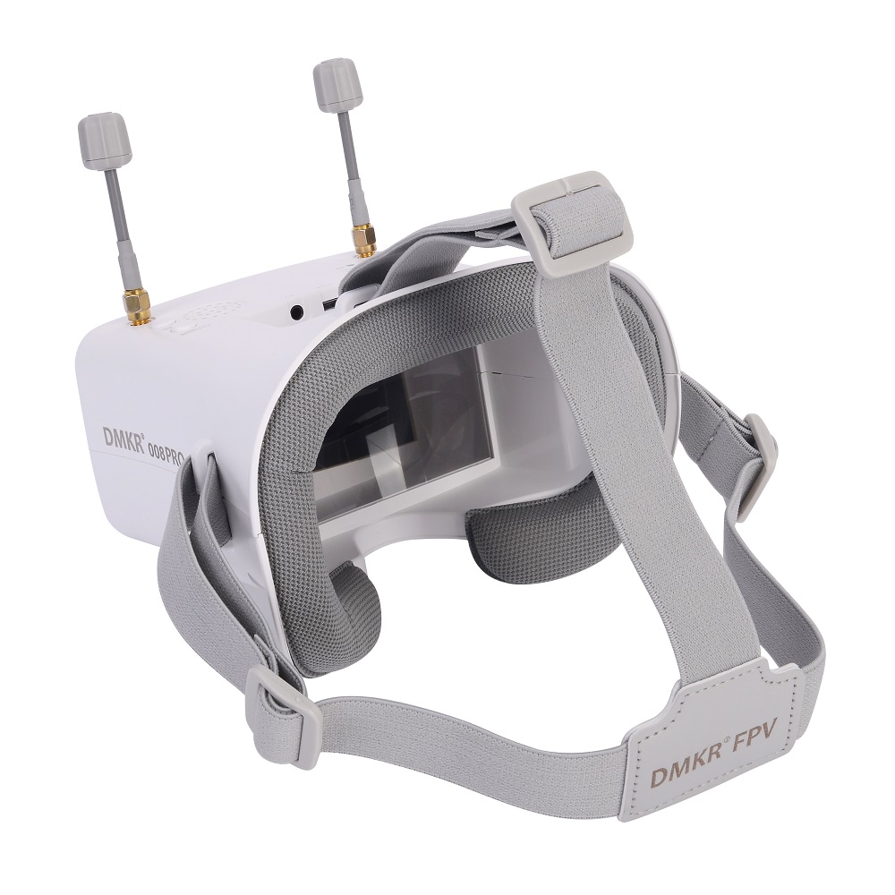 Drone Racing Goggles - Occhiali FPV 008D PRO Bianchi con