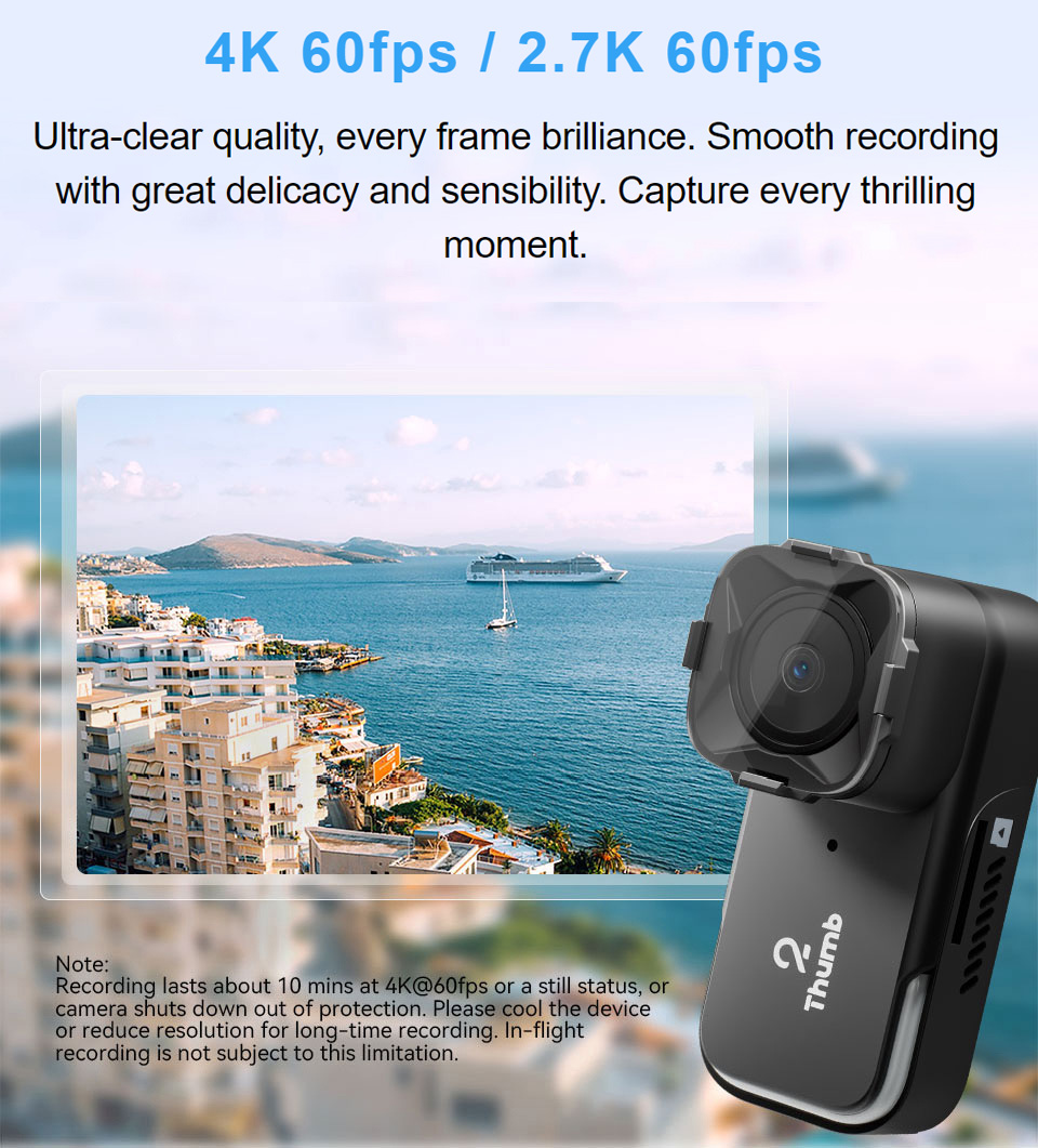 Drone Racing Camera - Nuova versione RunCam Thumb 2 4K