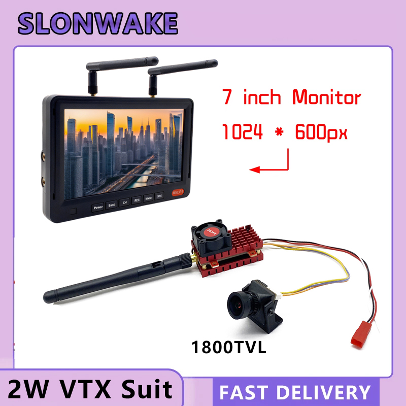 Drone Racing Camera - SLONWAKE 5.8G 2W VTX FPV 1800TVL