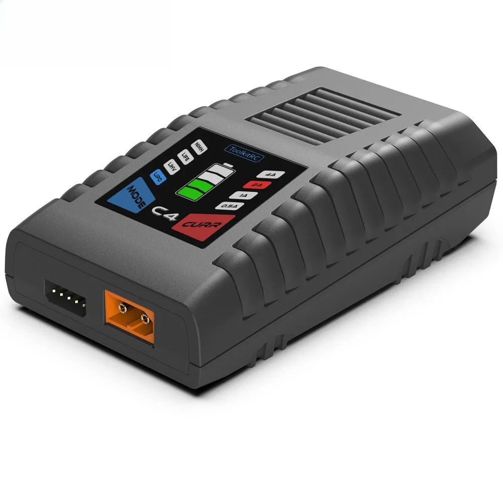 Caricabatterie ToolkitRC C4 50 - Drone Racing Charger recensione e prezzo
