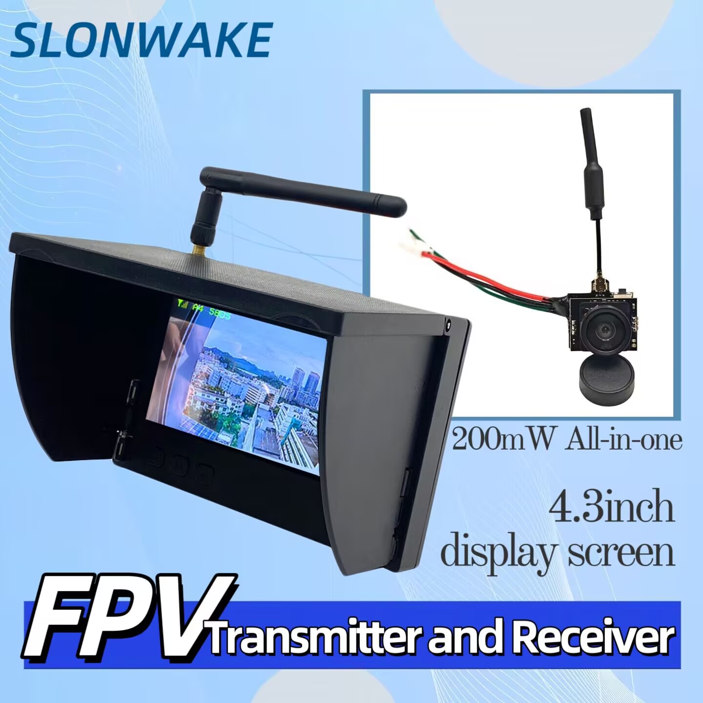Telecamera SLONWAKE 5.8G per t - Drone Racing Transmitter recensione e prezzo