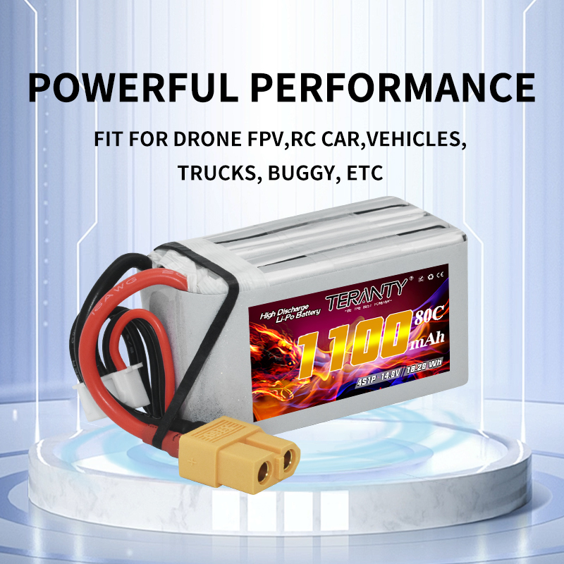 Batteria Lipo TERANTY 4S 1100m - Drone Racing Battery recensione e prezzo