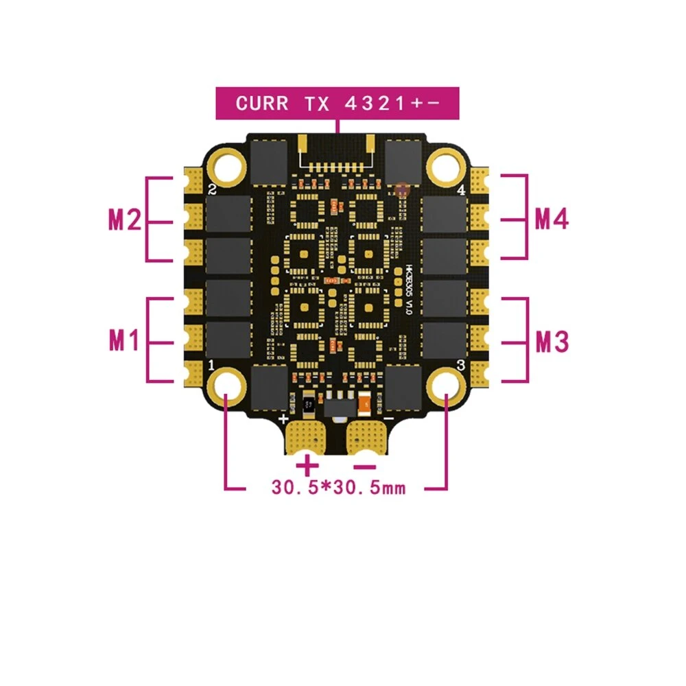 HAKRC 60A Blheli_32 2-6S 4 in  - Drone Racing Esc recensione e prezzo