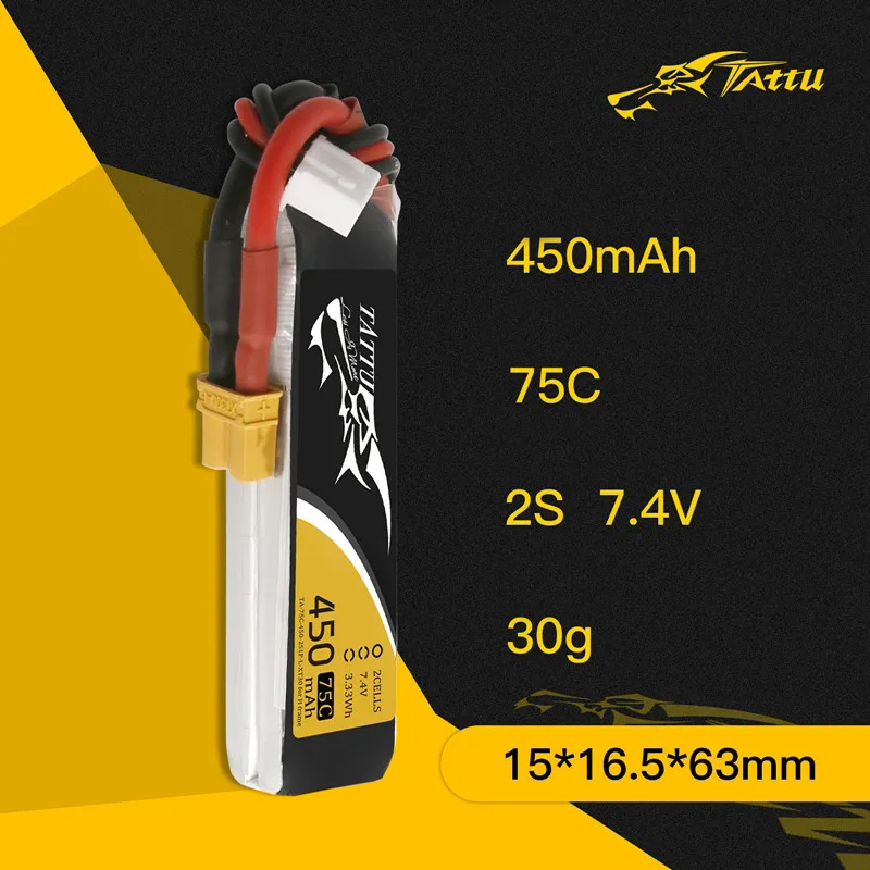 3 pezzi NUOVO TATTU 450/500/55 - Drone Racing Battery recensione e prezzo