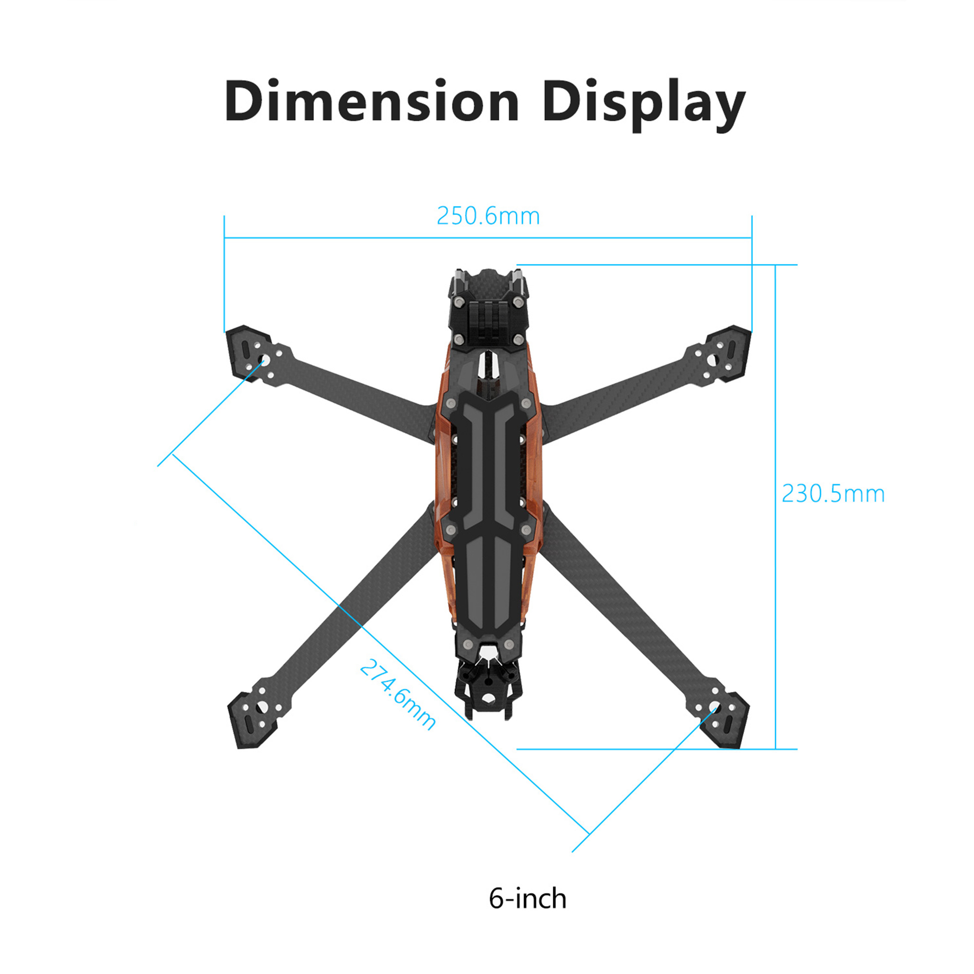 GEPRC GEP-Vapor-D5 D6 O4 Pro T - Drone Racing Frame recensione e prezzo
